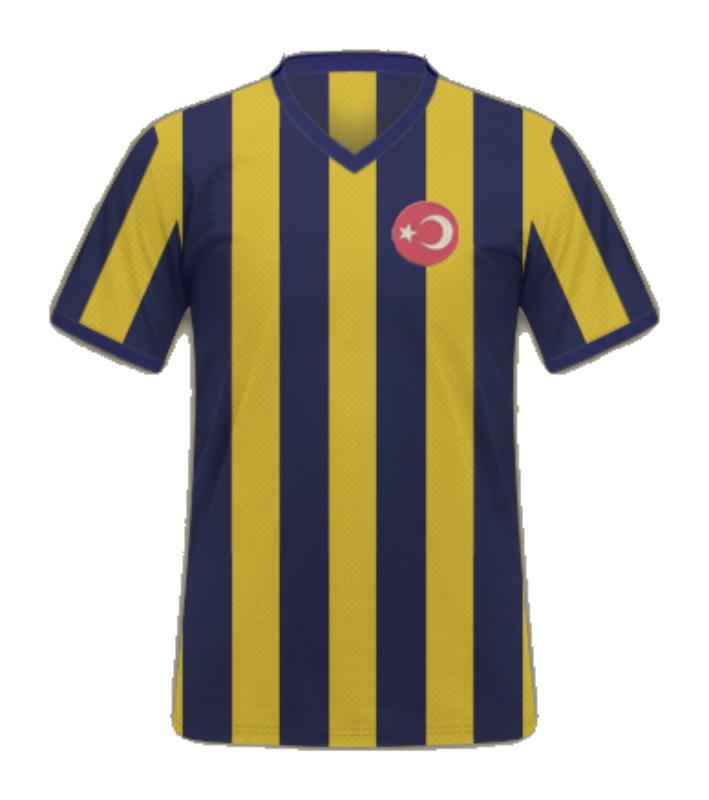 Primera equipación de Fenerbahçe 79-80