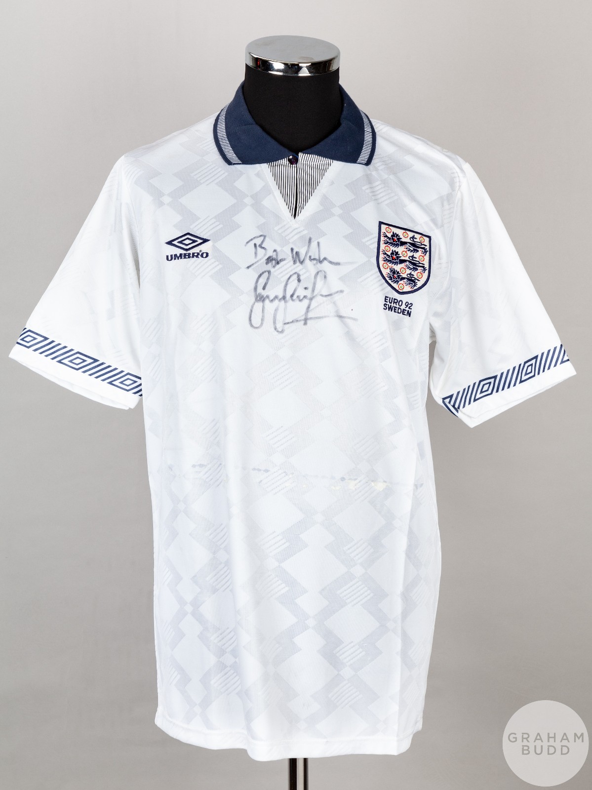 Primera equipación de Inglaterra 1992