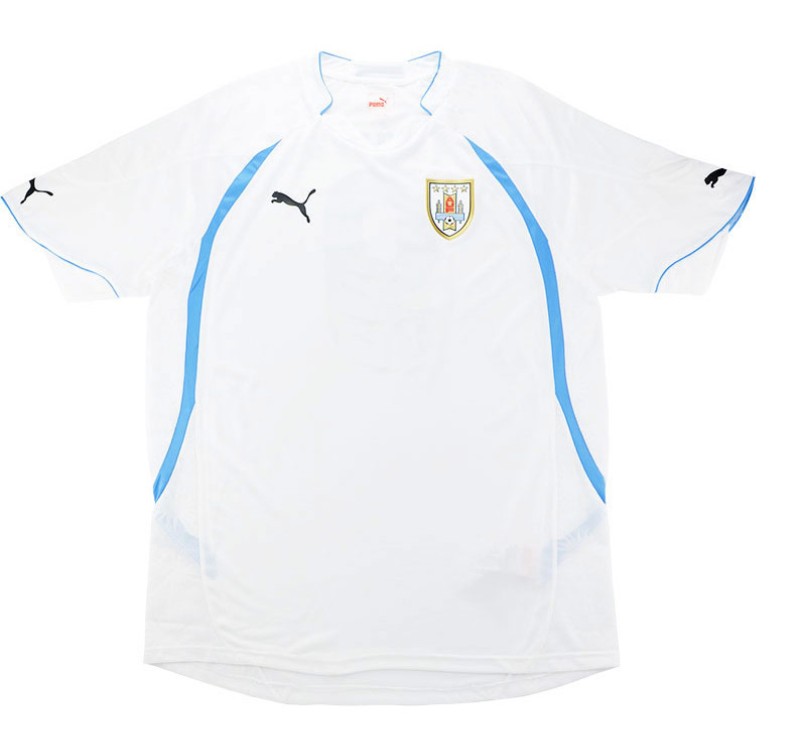 Segunda equipación de Uruguay 2010