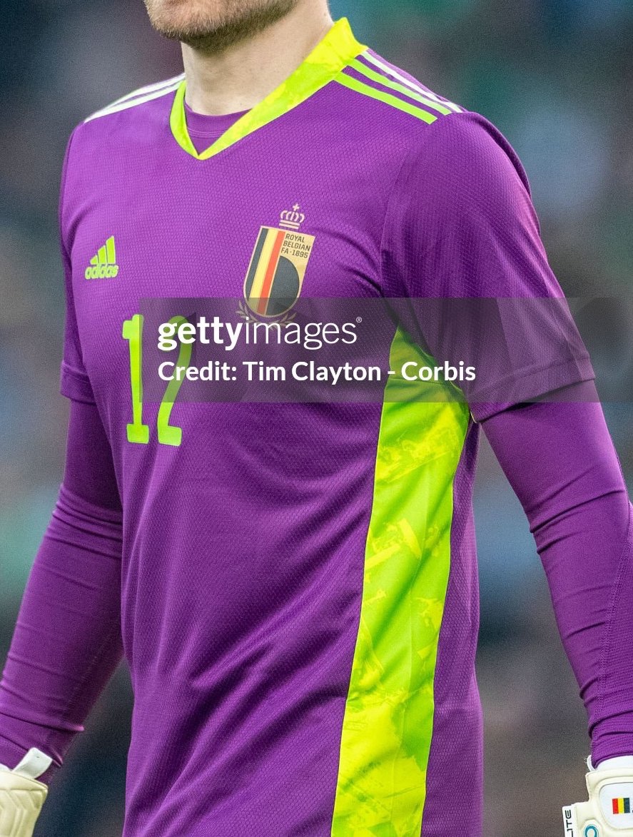 Equipación de portero de Bélgica 2020