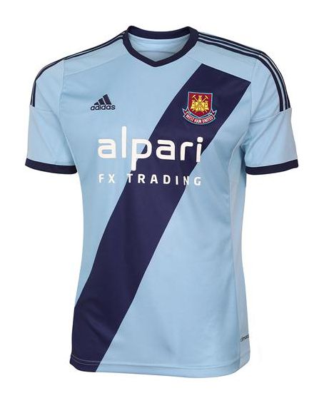 Segunda equipación de West Ham United 14-15