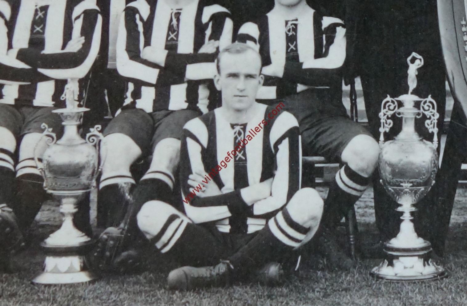 Primera equipación de Newcastle 1906-07