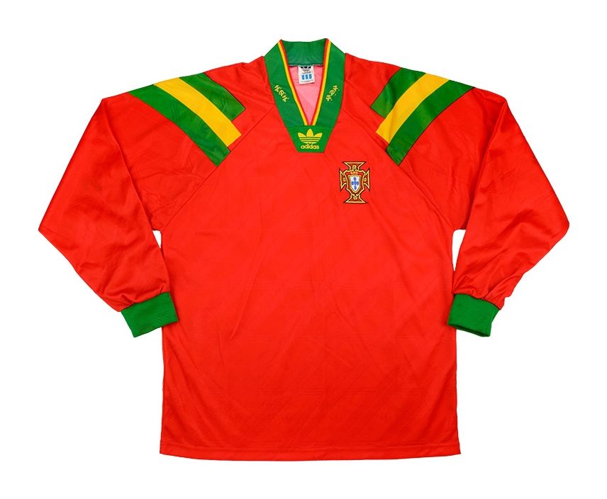 Primera equipación de Portugal 1992