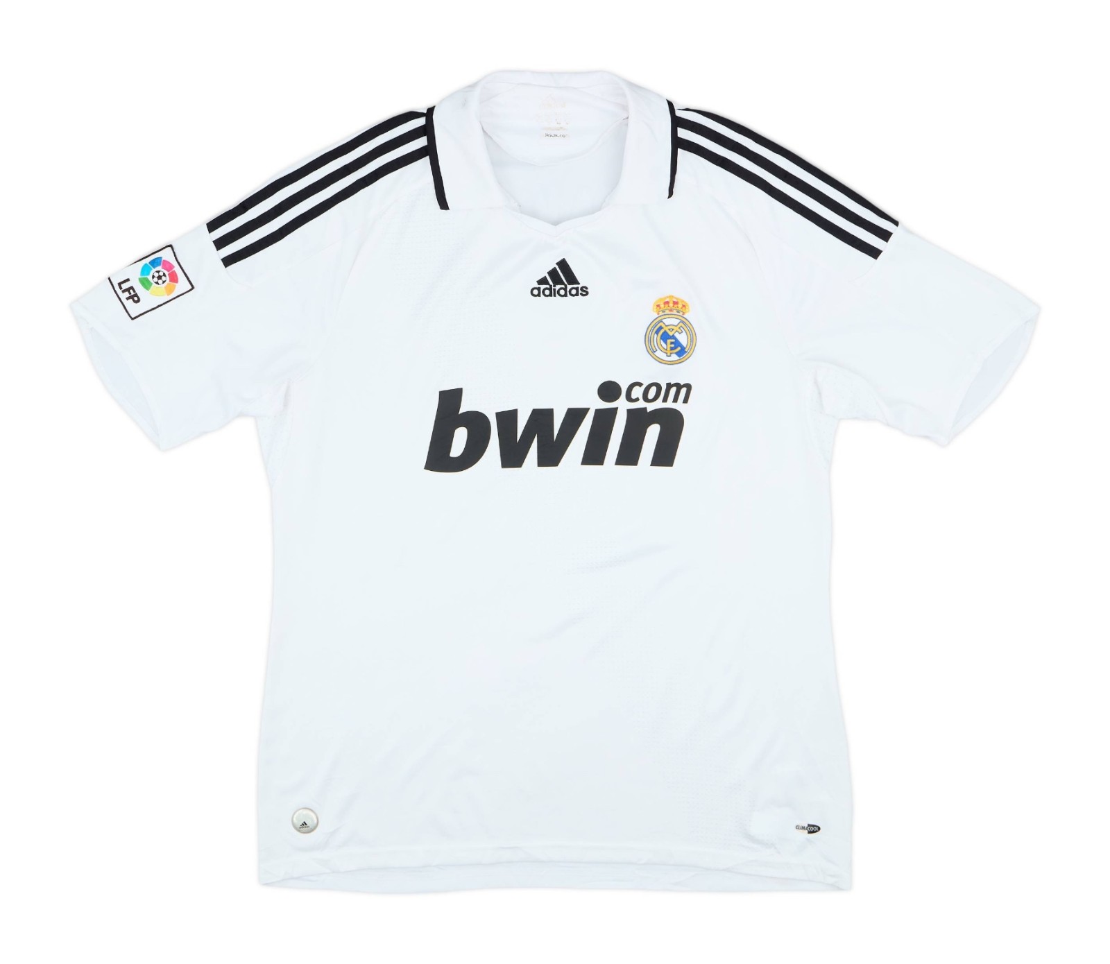 Primera equipación de Real Madrid 08-09
