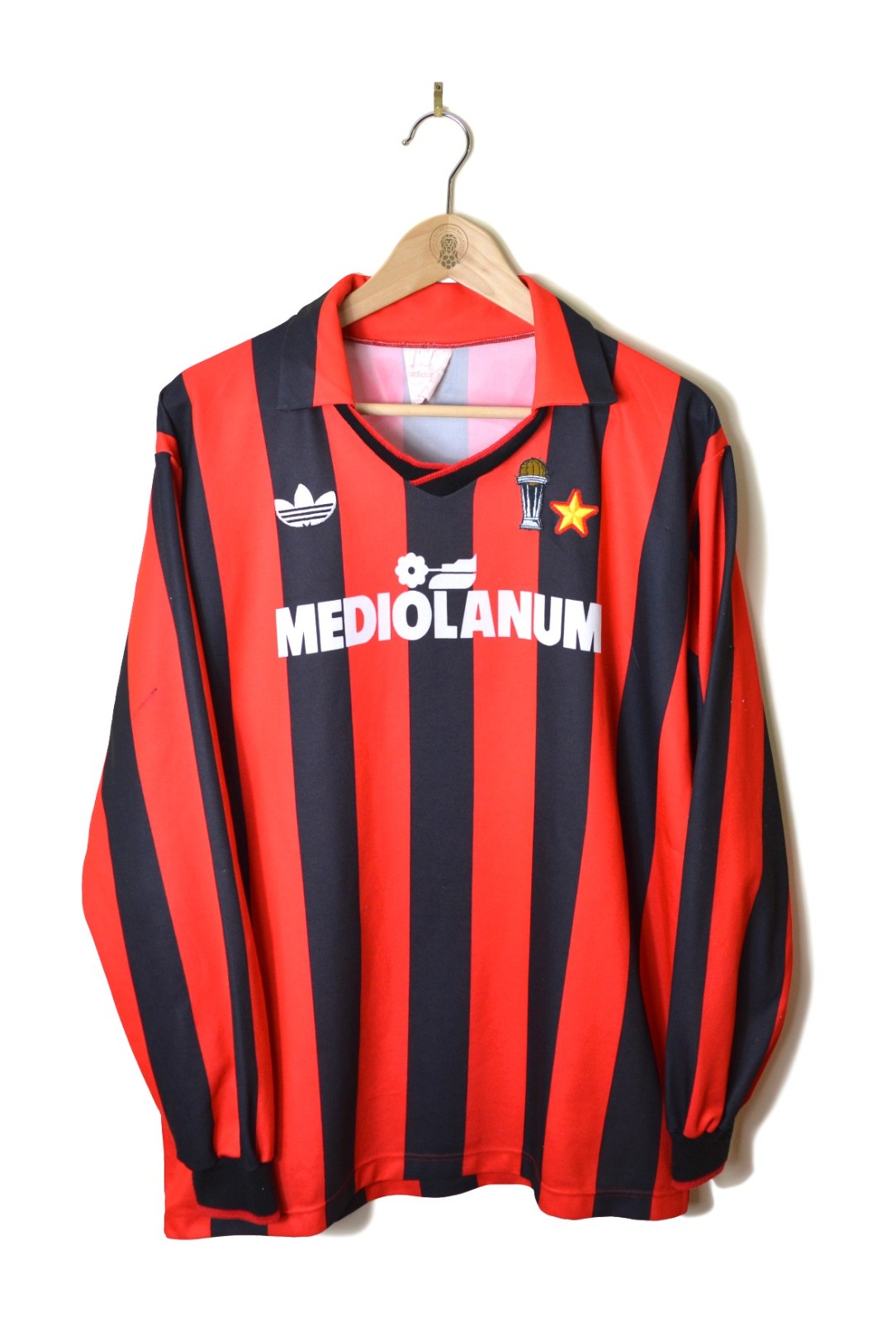 Primera equipación de Milan 91-92