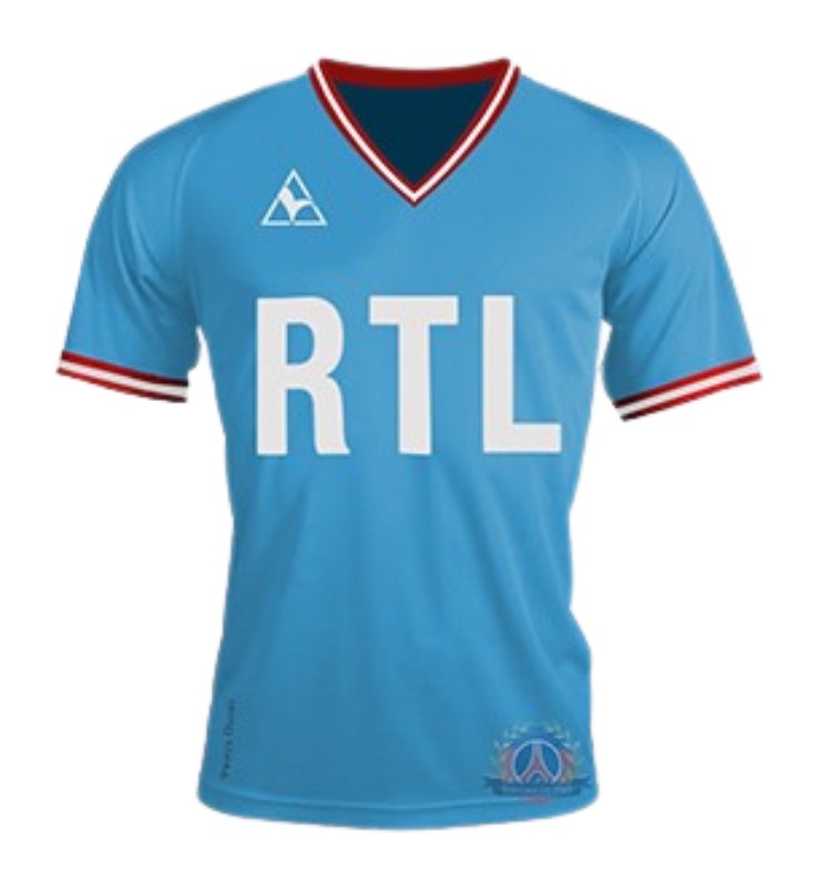 Tercera equipación de Paris Saint-Germain 74-75