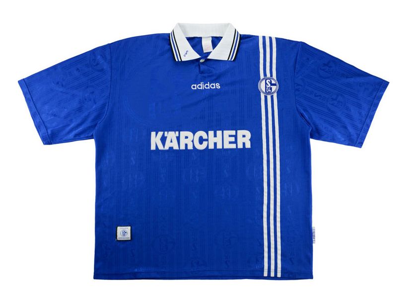 Primera equipación de Schalke 04 96-97