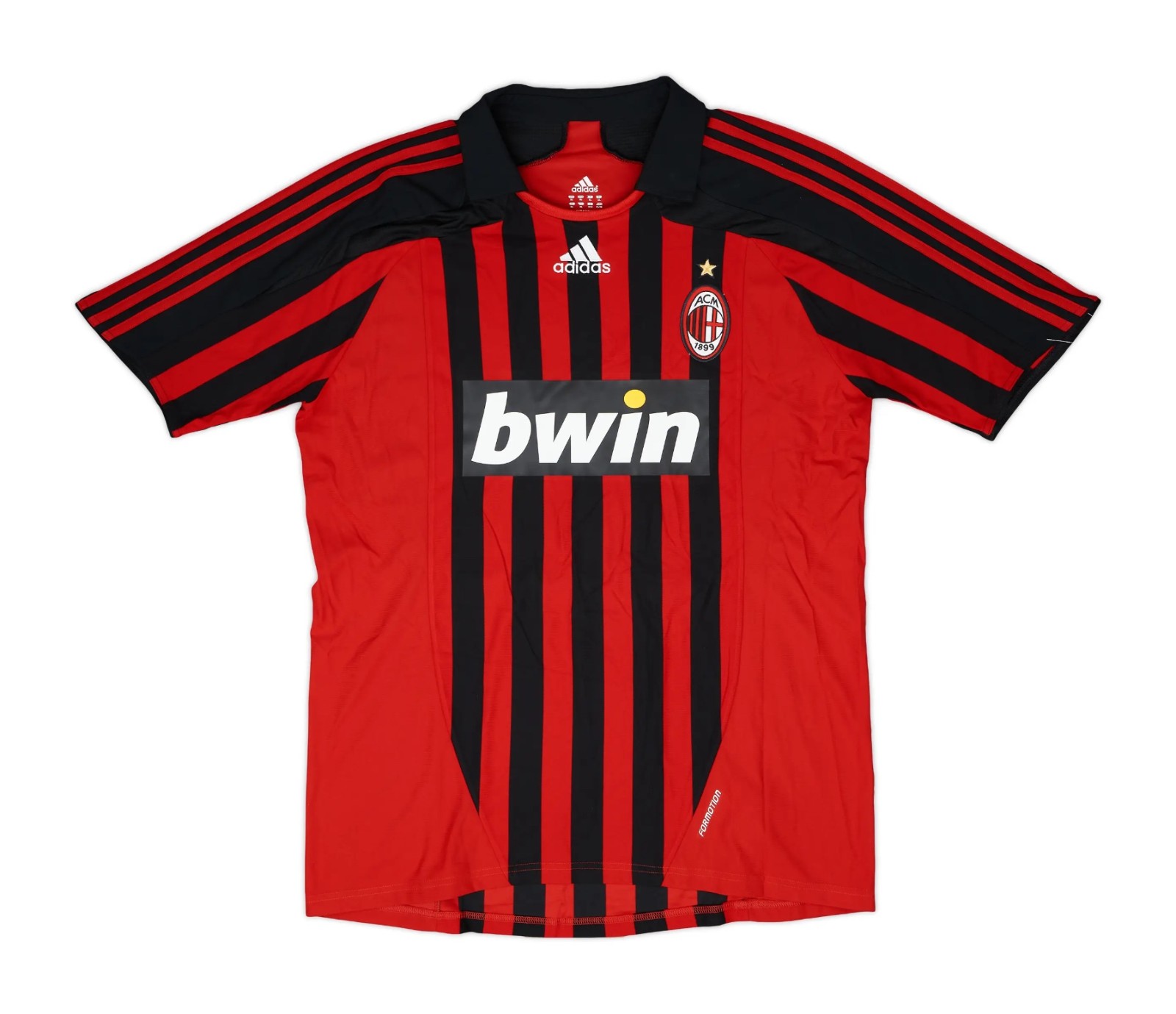 Primera equipación de Milan 07-08