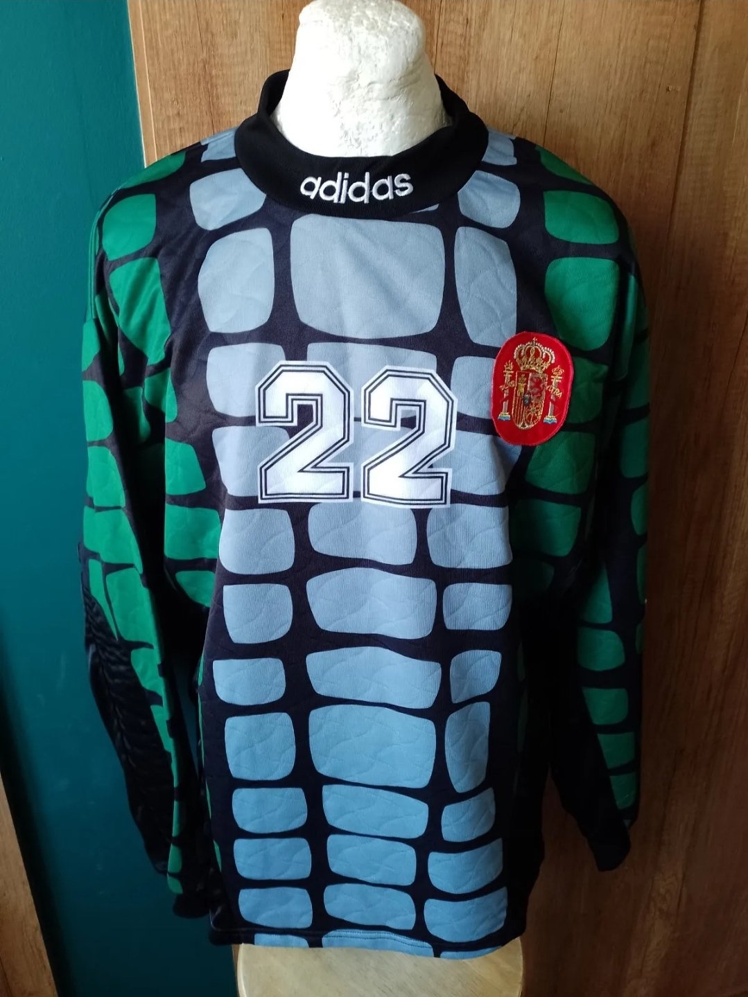Equipación de portero de España 1994