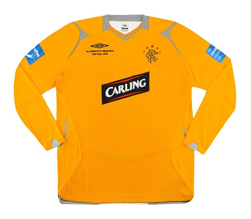 Equipación de portero de Glasgow Rangers 08-09