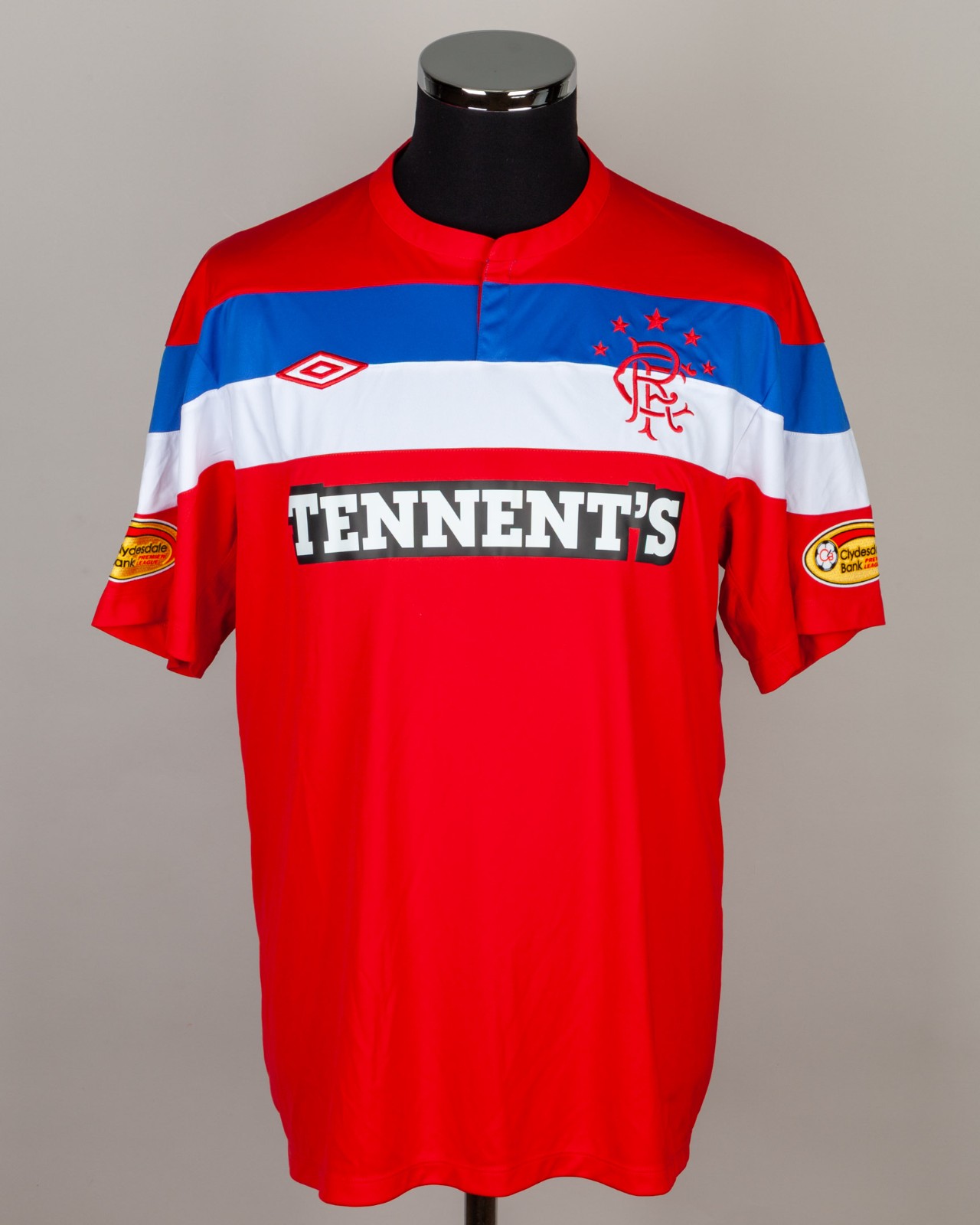 Segunda equipación de Glasgow Rangers 11-12