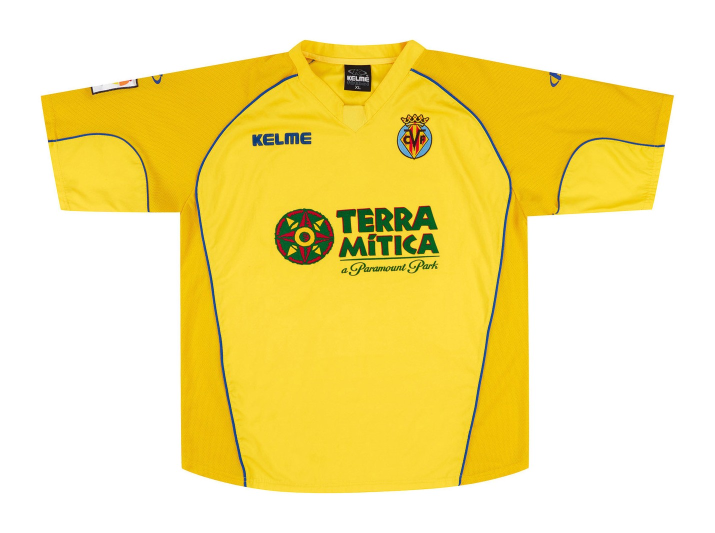 Primera equipación de Villarreal 03-04