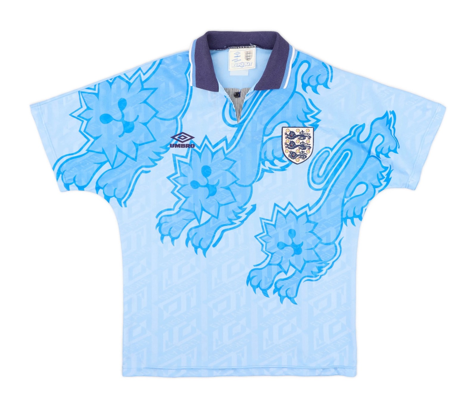 Tercera equipación de Inglaterra 1992