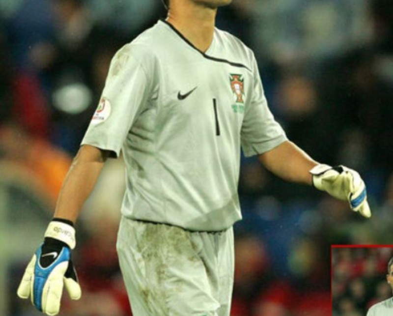 Equipación de portero de Portugal 2008