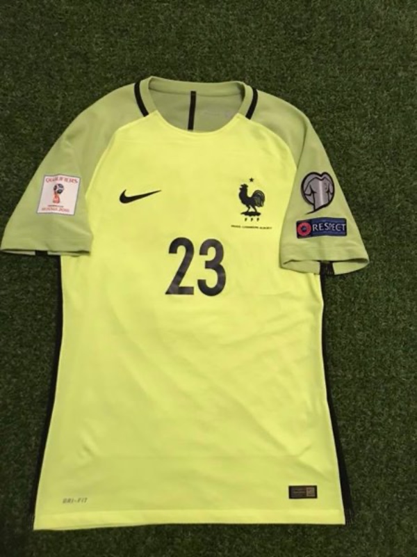 Equipación de portero de Francia 2016