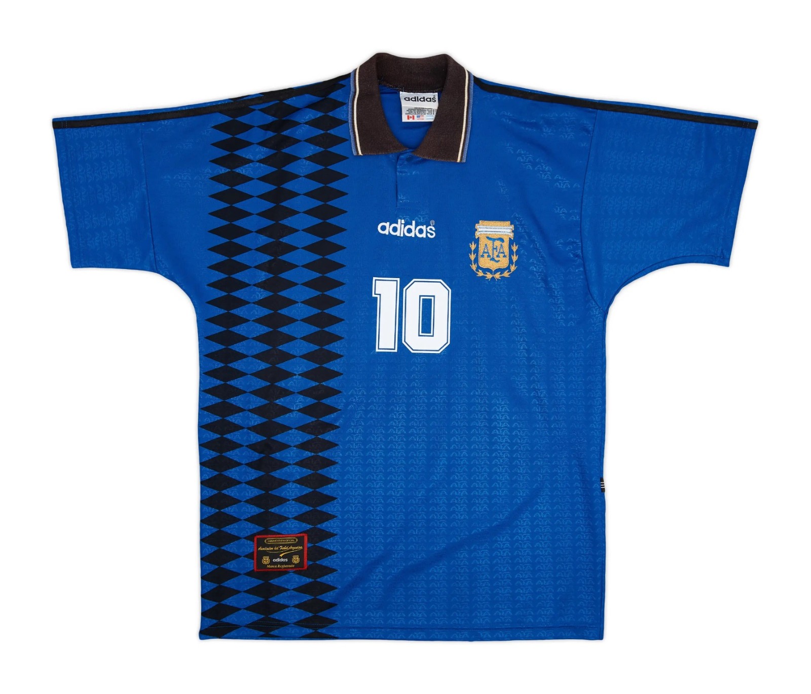 Segunda equipación de Argentina 1997