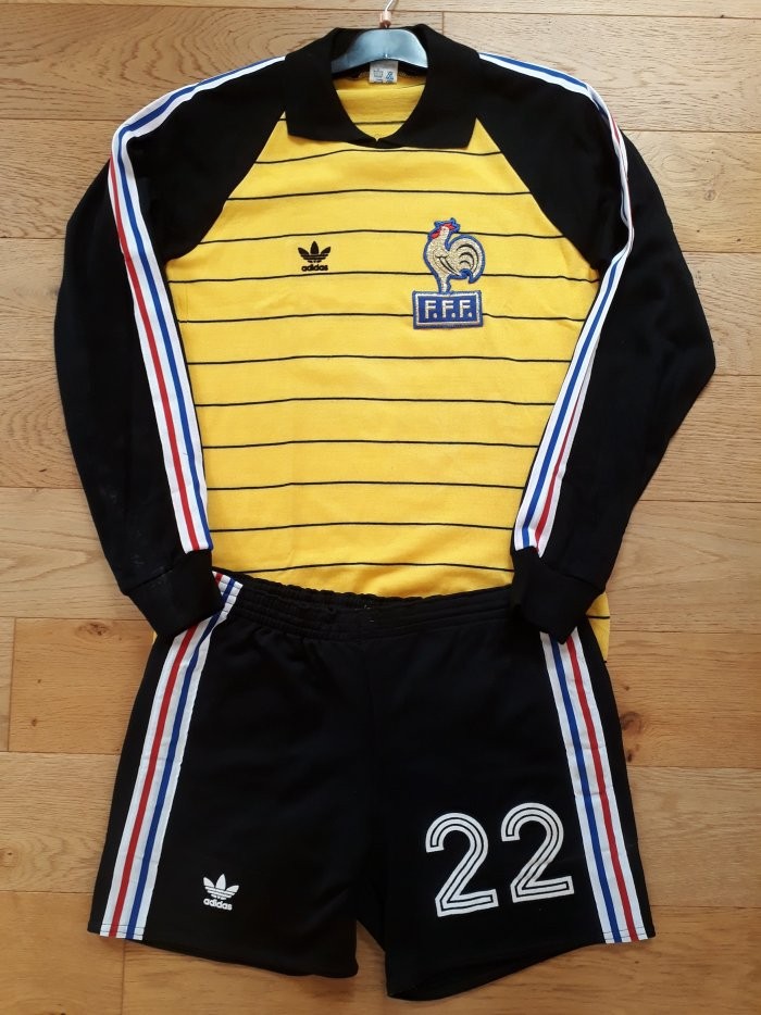 Equipación de portero de Francia 1982