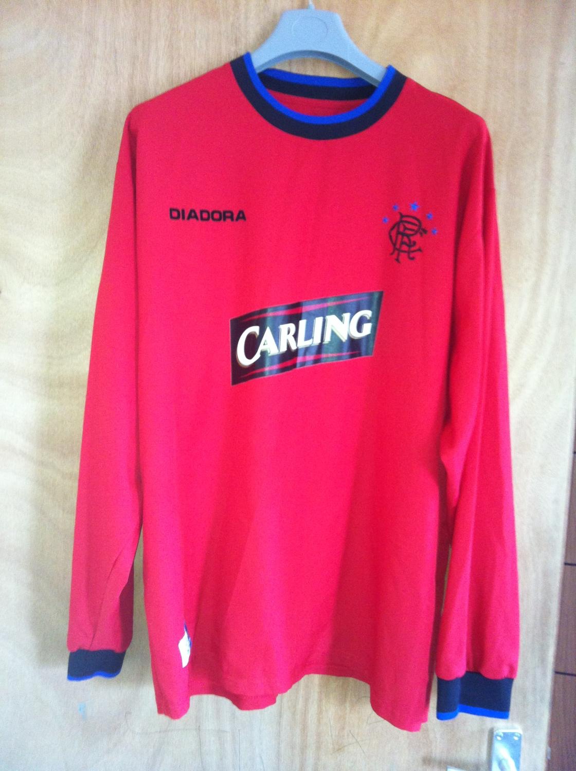 Equipación de portero de Glasgow Rangers 04-05
