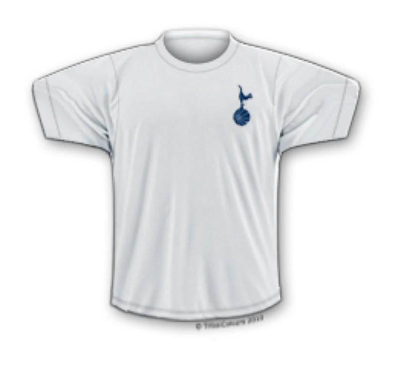 Primera equipación de Tottenham 74-75