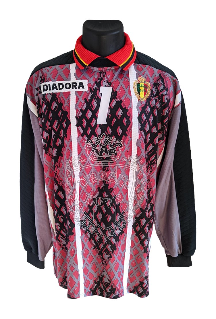 Equipación de portero de Bélgica 1996