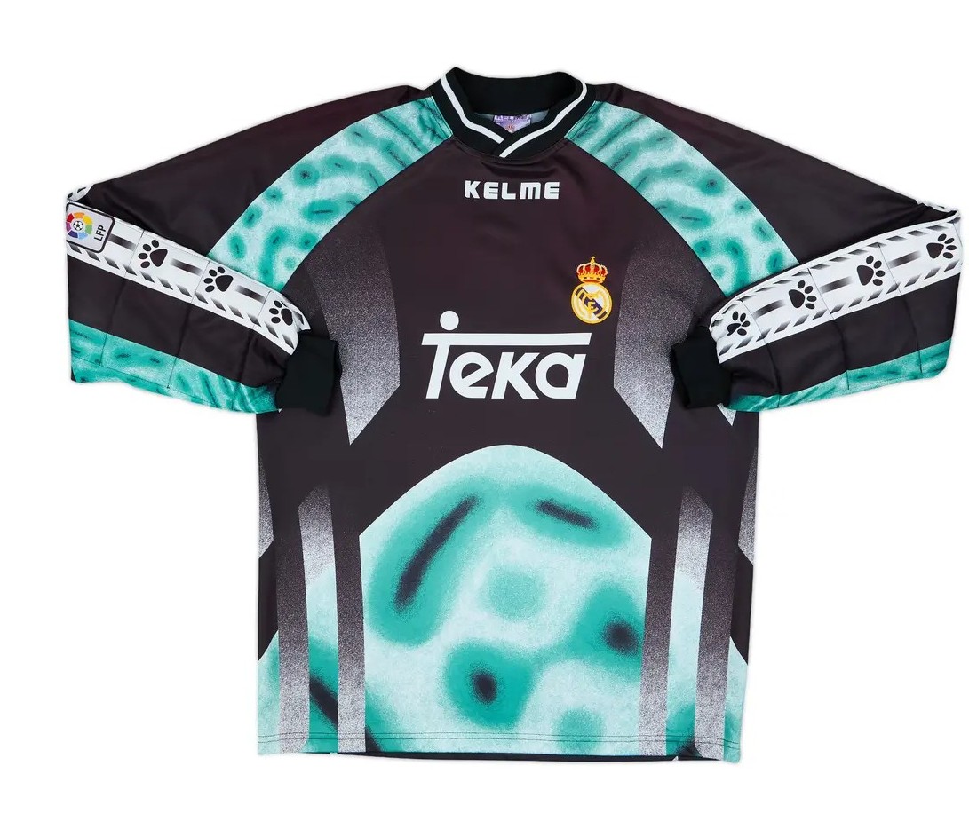 Equipación de portero de Real Madrid 96-97