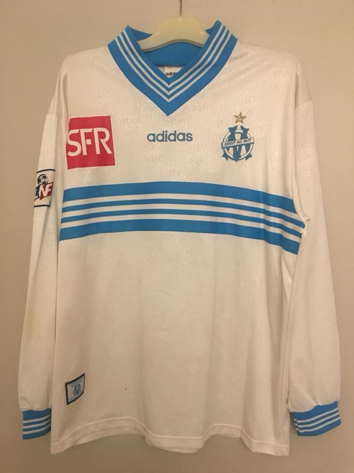 Primera equipación de Olympique de Marsella 97-98