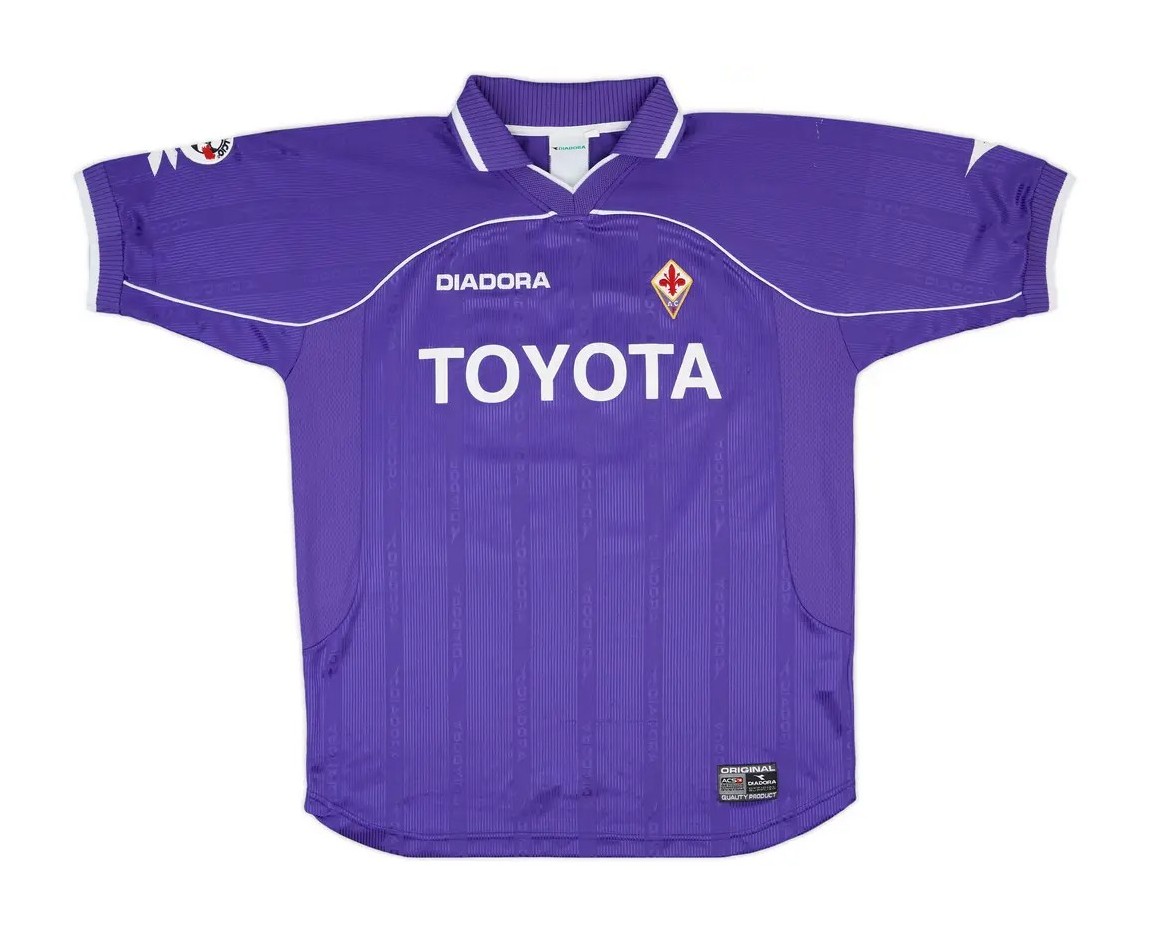 Primera equipación de Fiorentina 00-01