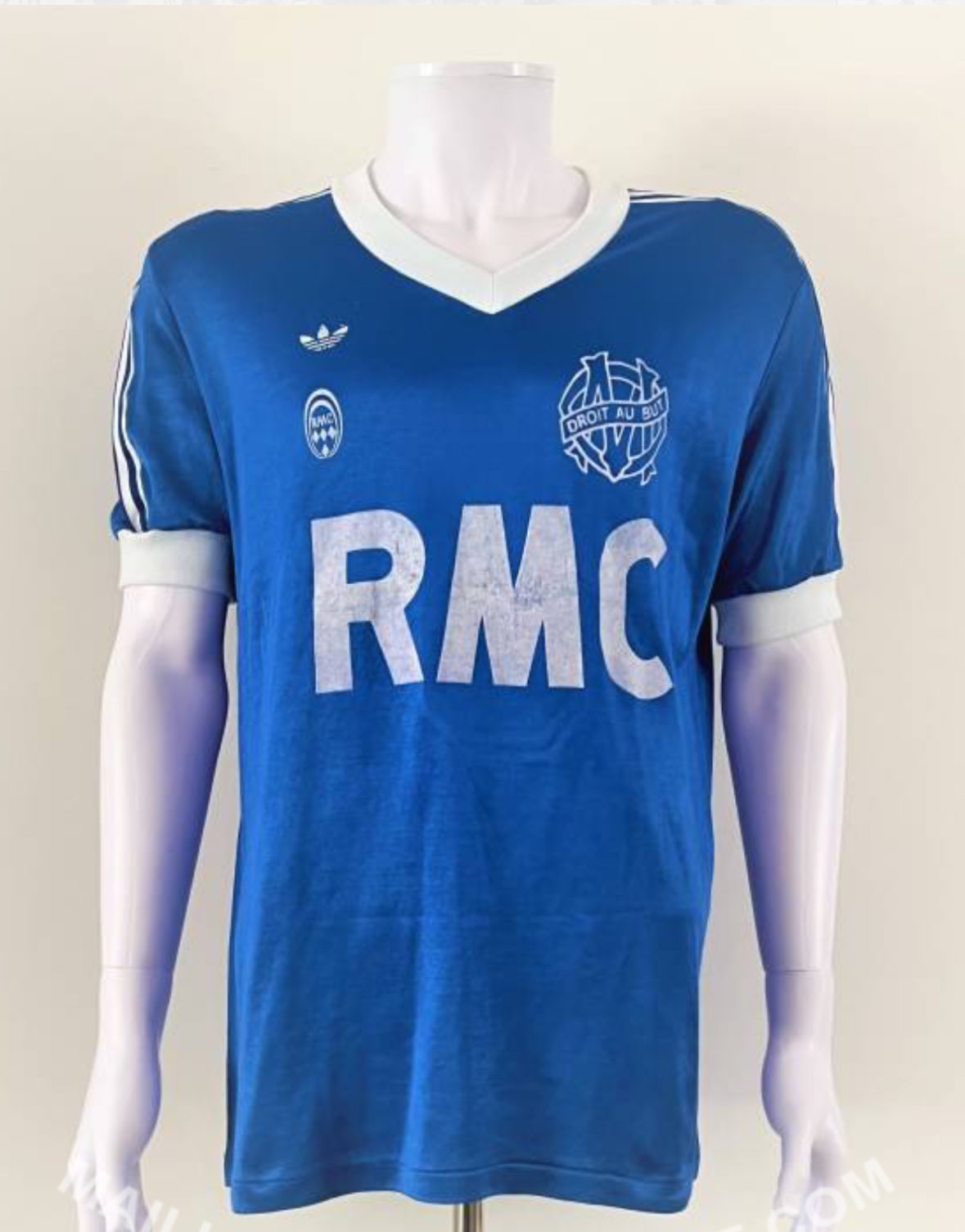 Segunda equipación de Olympique de Marsella 84-85