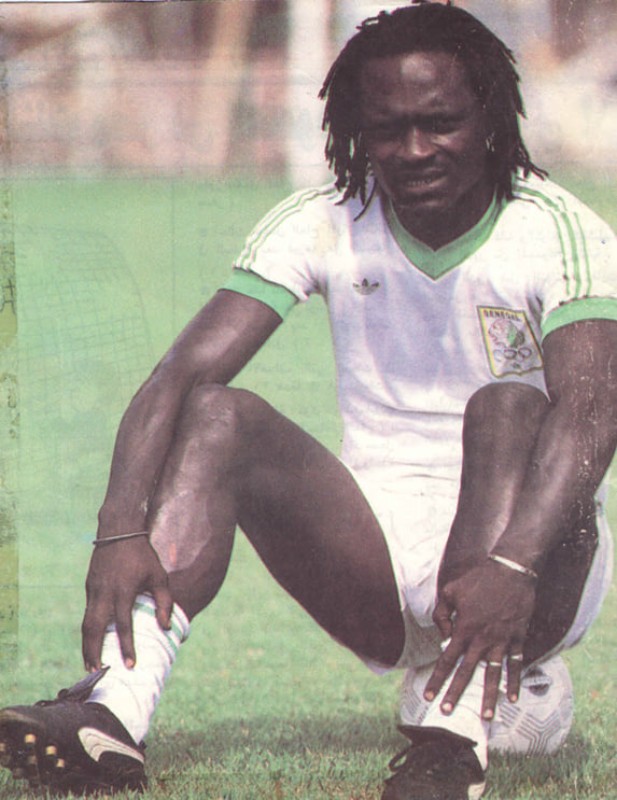 Primera equipación de Senegal 1991