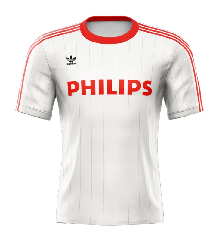 Segunda equipación de PSV 88-89