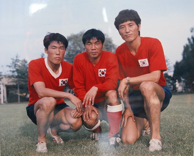 Primera equipación de Rep. Corea 1970