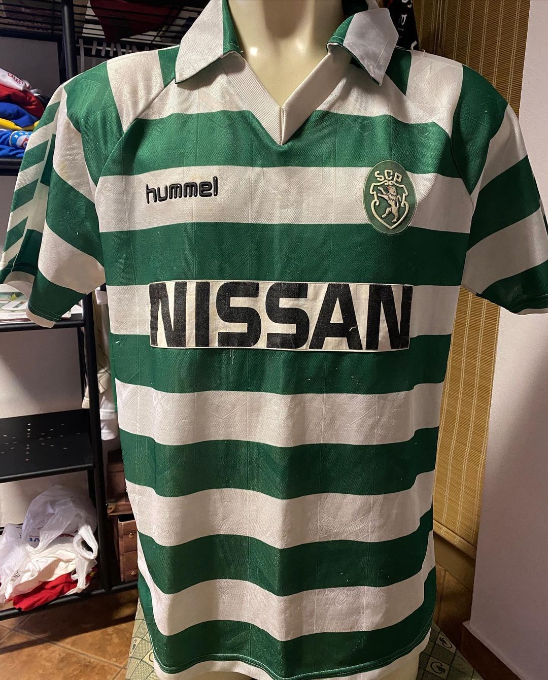 Primera equipación de Sporting de Portugal 89-90