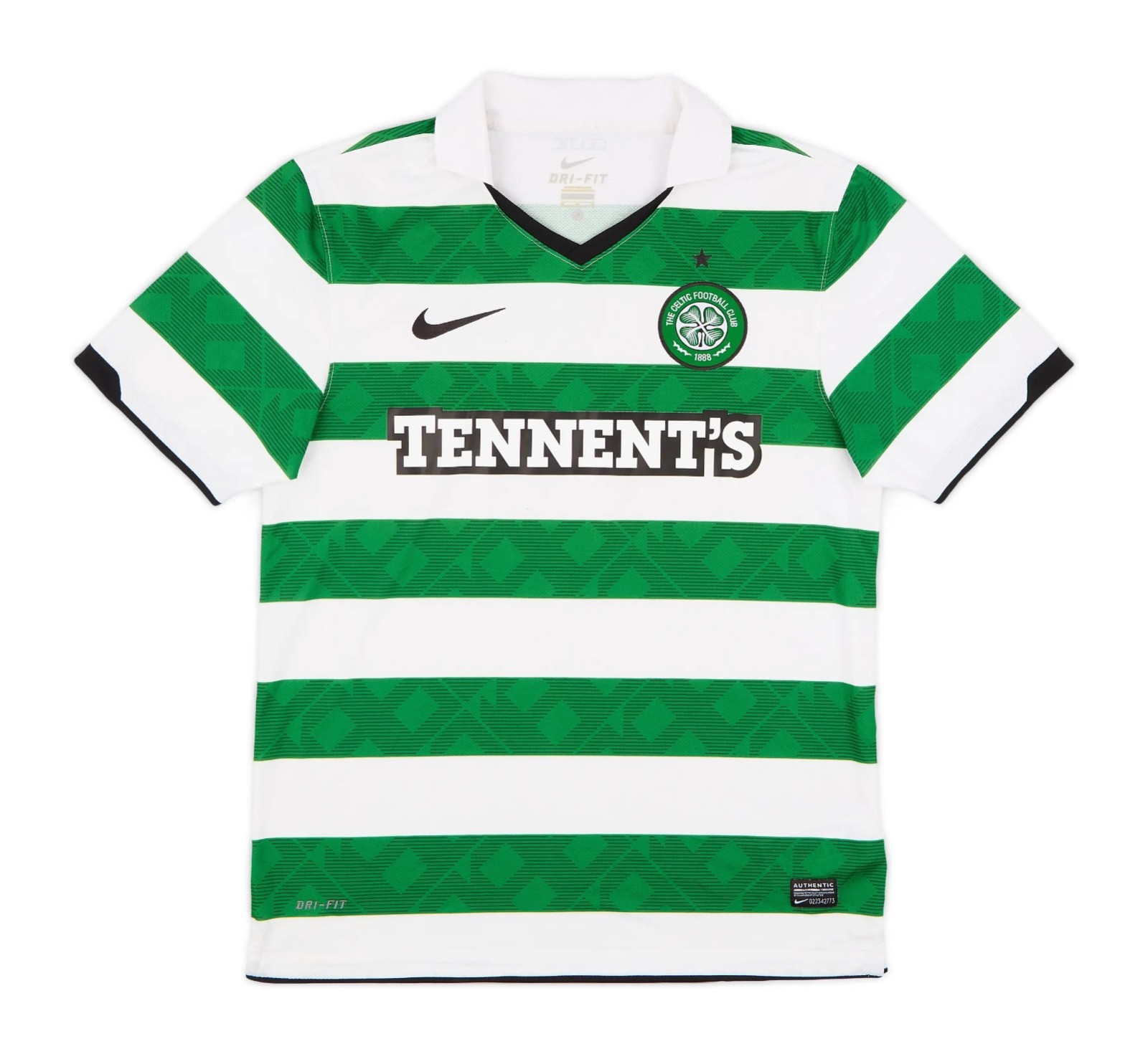 Primera equipación de Celtic 11-12