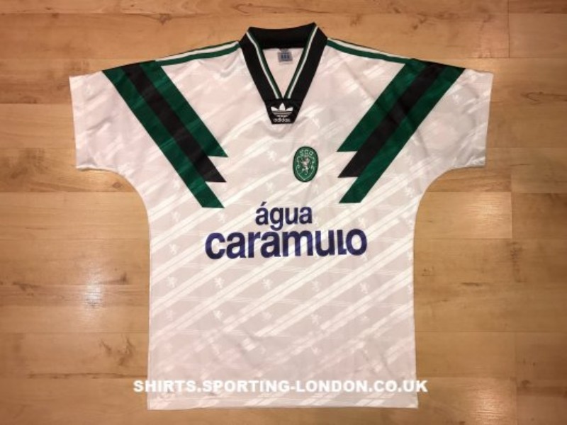 Segunda equipación de Sporting de Portugal 93-94