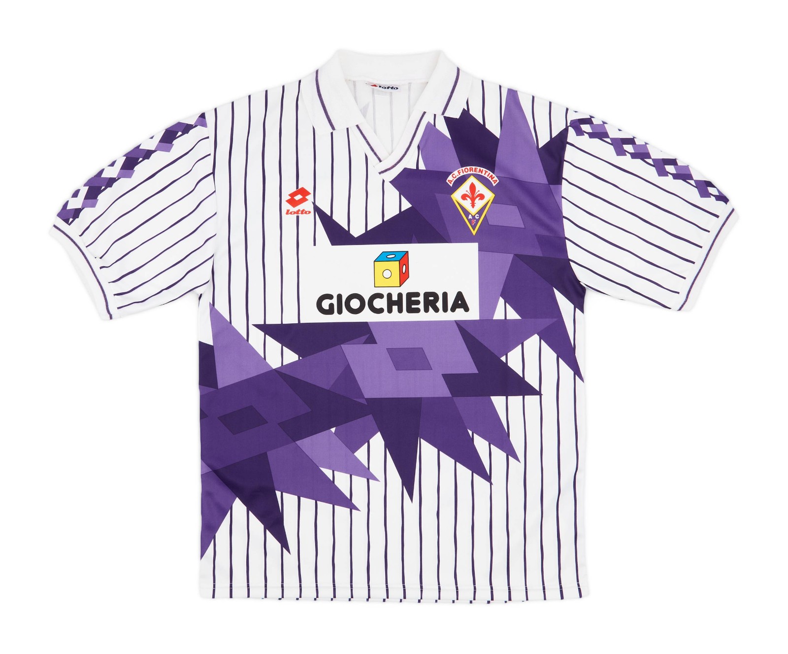Segunda equipación de Fiorentina 91-92