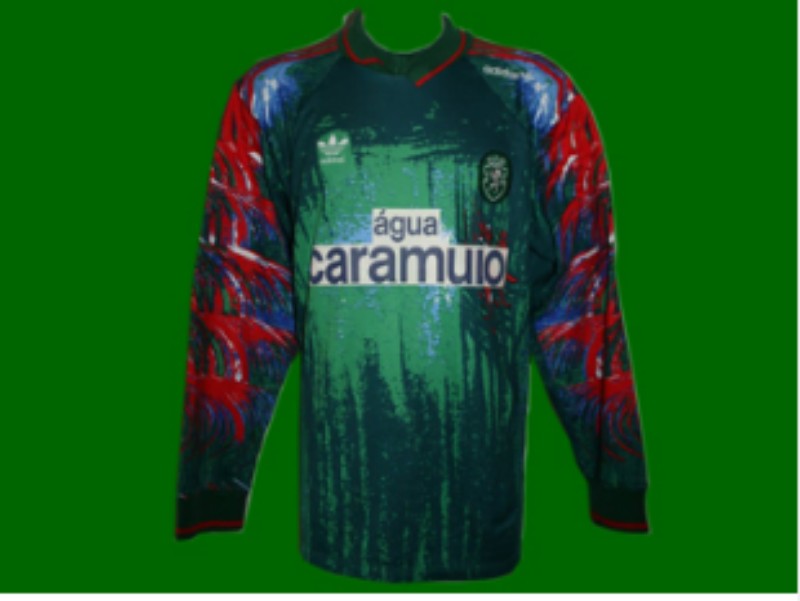 Equipación de portero de Sporting de Portugal 92-93