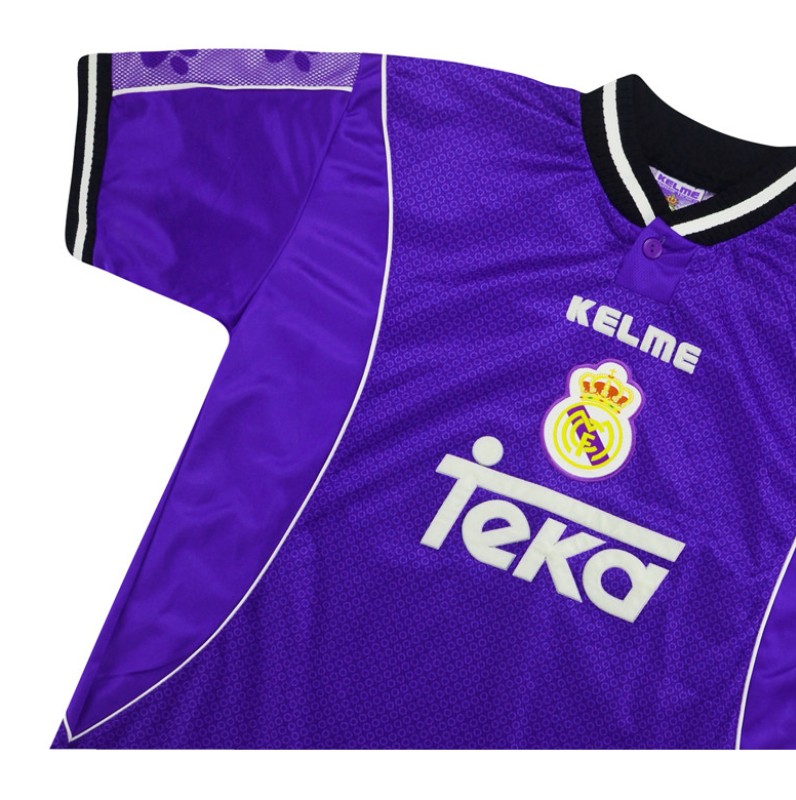 Segunda equipación de Real Madrid 97-98