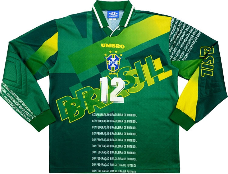 Equipación de portero de Brasil 1996