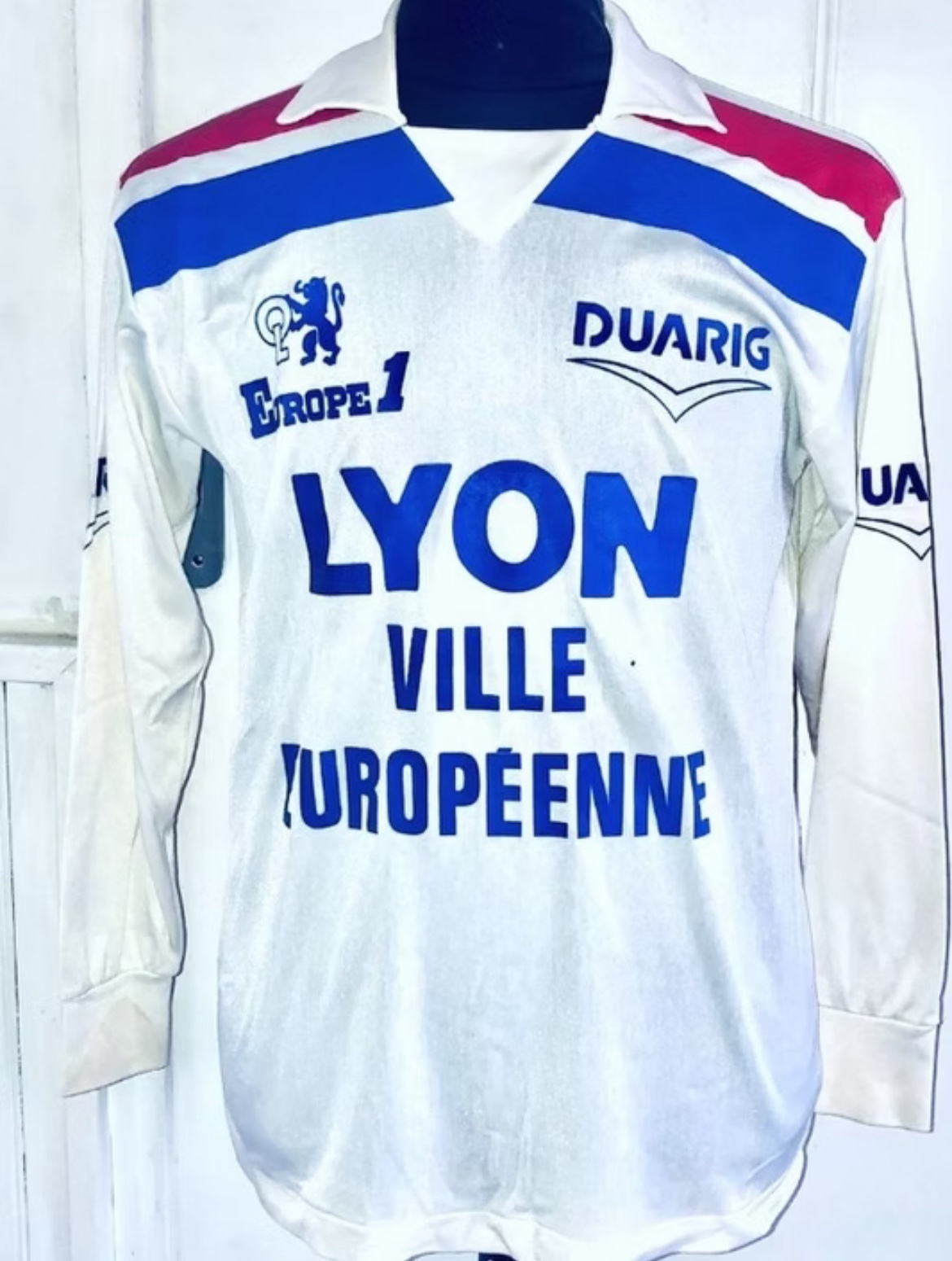 Segunda equipación de Olympique de Lyon 87-88