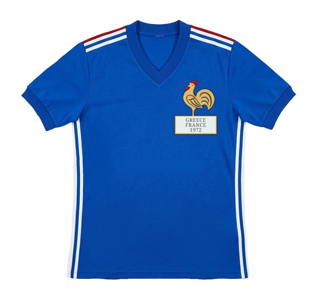 Primera equipación de Francia 1972