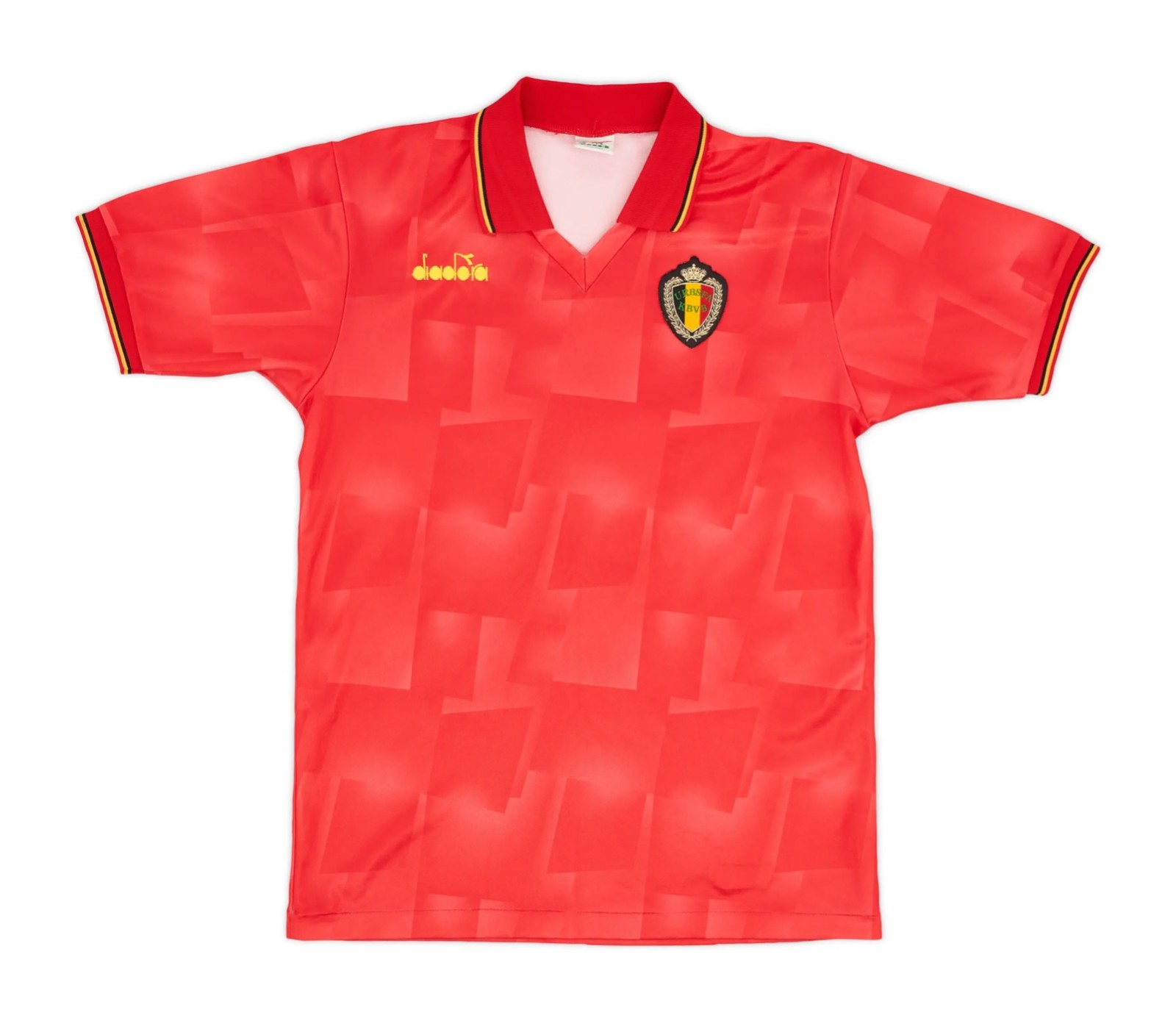 Primera equipación de Bélgica 1992