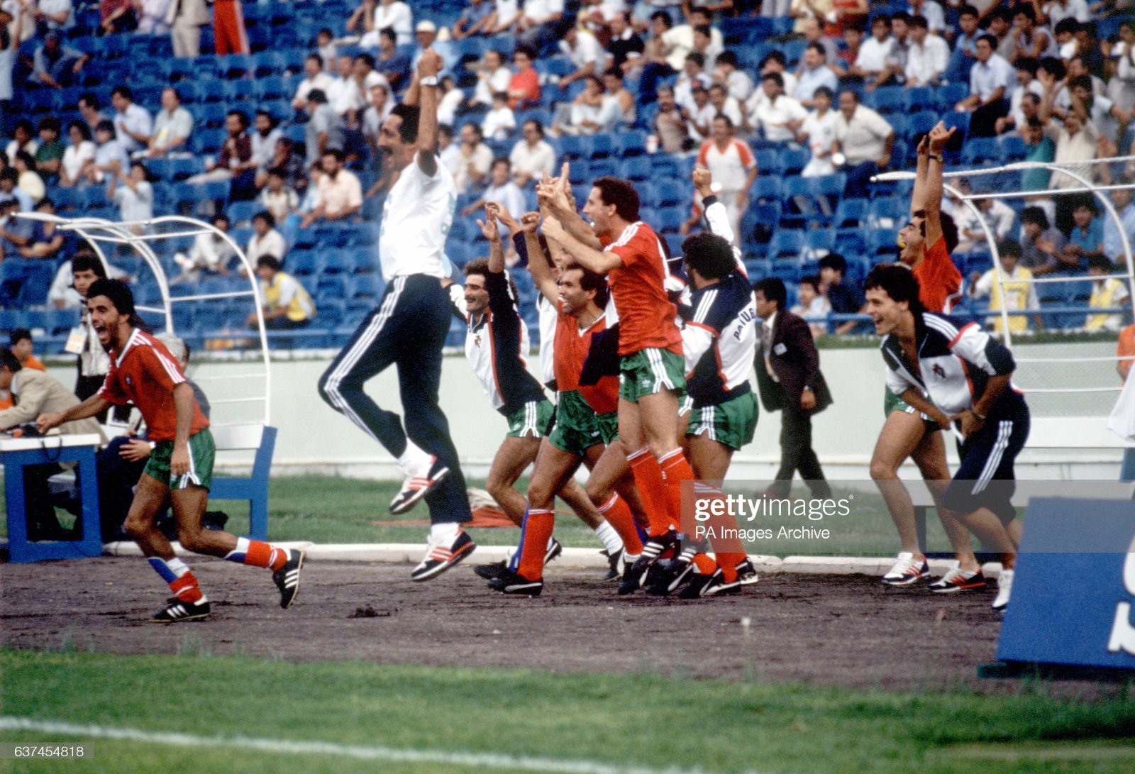 Portugal 1986 Entrenamiento 2