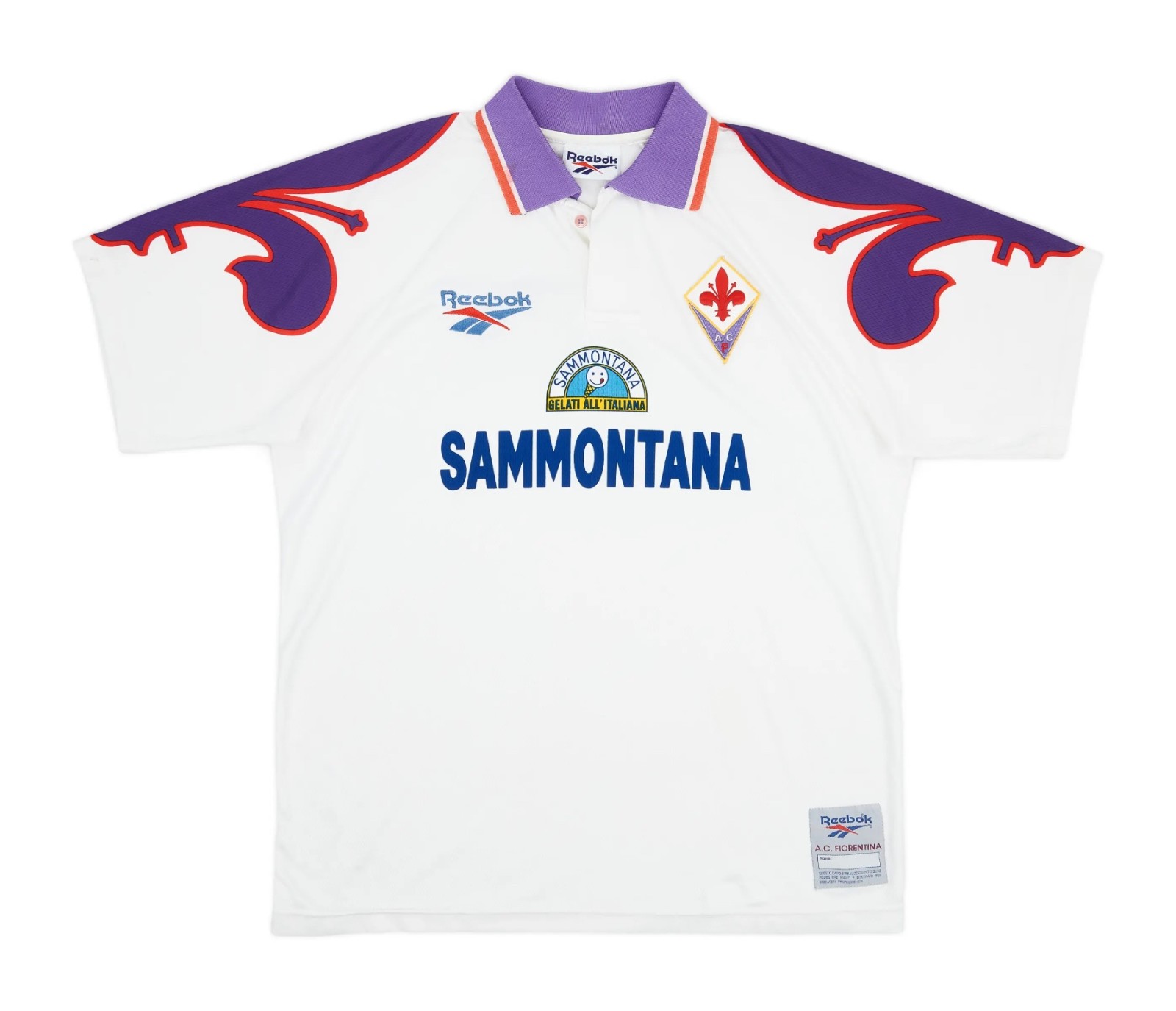 Segunda equipación de Fiorentina 95-96