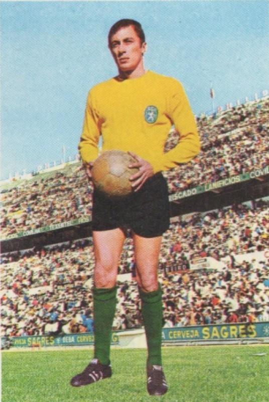 Equipación de portero de Sporting de Portugal 70-71