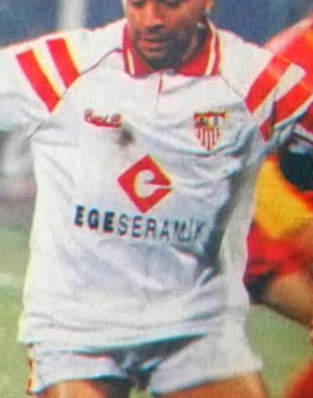 Primera equipación de Sevilla FC 92-93