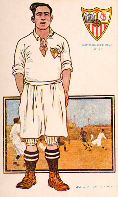 Primera equipación de Sevilla FC 1922