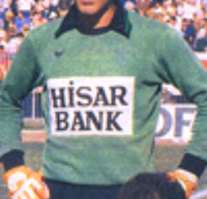 Equipación de portero de Fenerbahçe 81-82