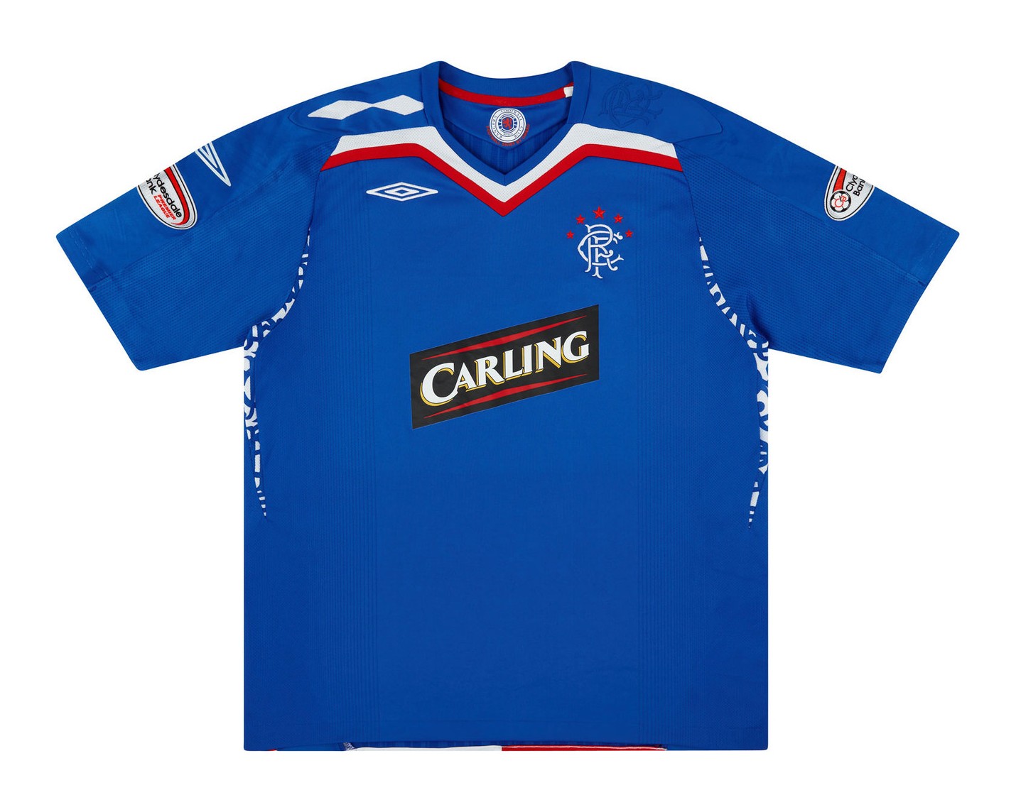 Primera equipación de Glasgow Rangers 07-08