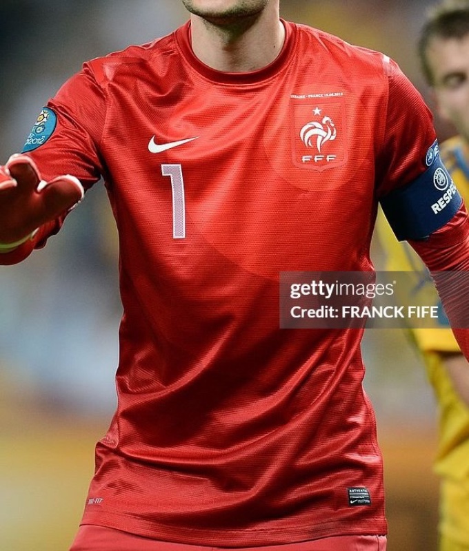 Equipación de portero de Francia 2012
