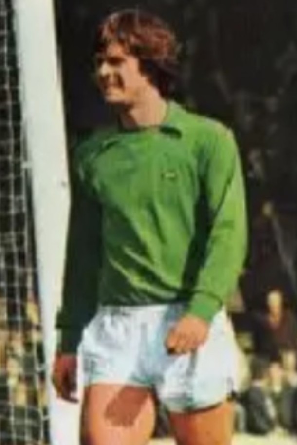 Equipación de portero de Man City 71-72